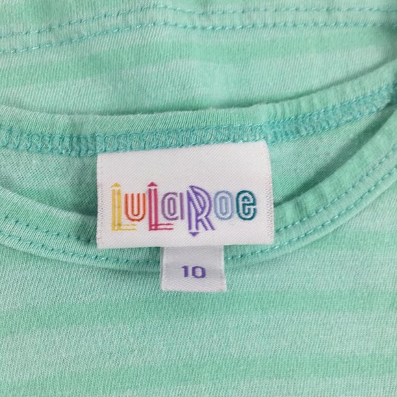 LULAROE GRACIE SHORT SLEEVE HIGH LOW SUPER SOFT TUNIC SIZE 10 - Picture 4 of 4